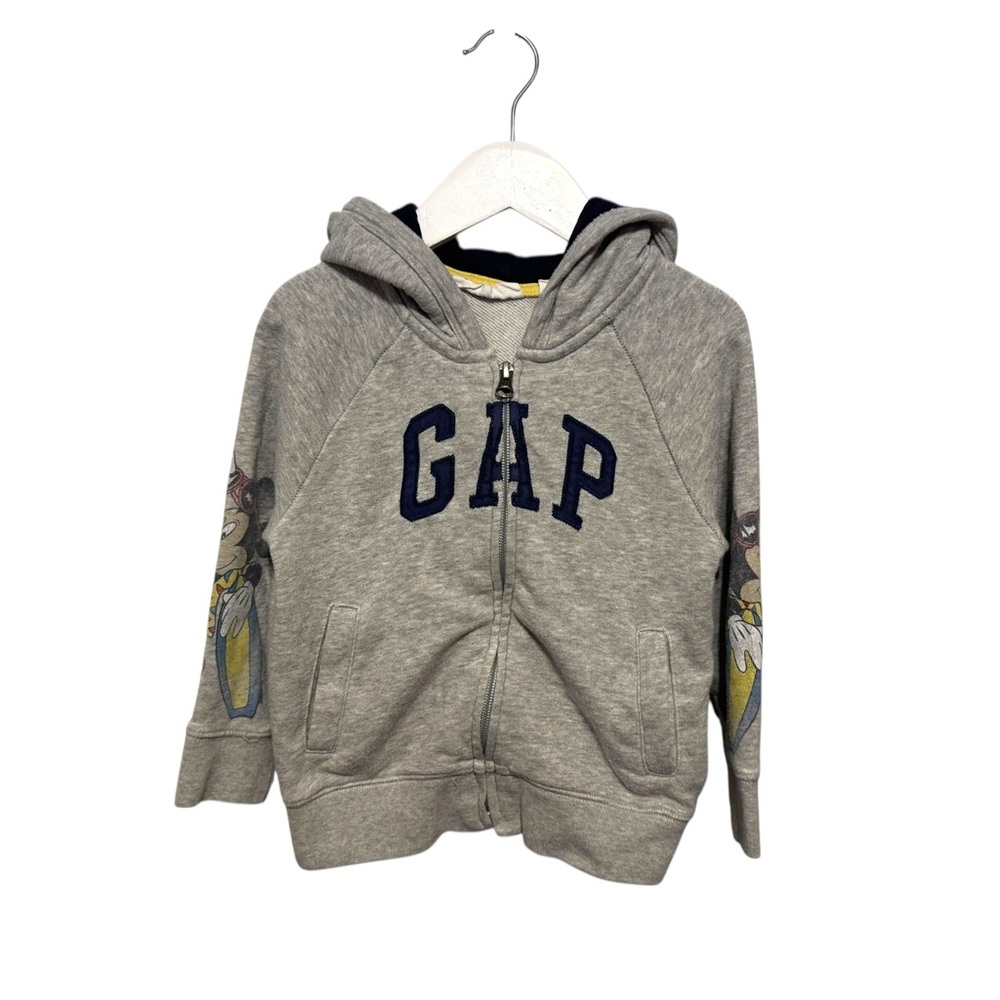 ⭐️ 5/$30 Gap Kids Disney Mickey Mouse Zip Hoodie size 3 Years